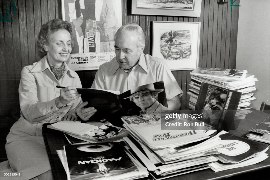 Clyde Gilmour and Wife Barbara 1980