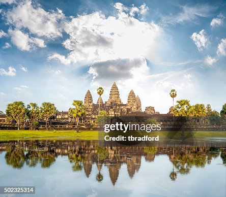 Os templos de Angkor Wat, do Camboja Os templos de Angkor Wat, do Camboja