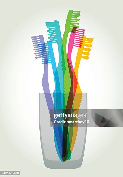 toothbrushes - toothbrush stock illustrations