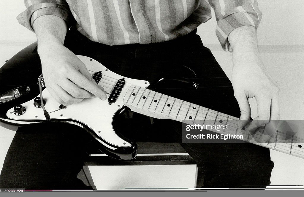 Innovative style: Jeff Healey has tried conventional guitar playing. But it was too hard to work wit