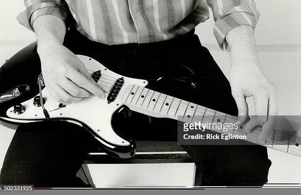 Innovative style: Jeff Healey has tried conventional guitar playing. But it was too hard to work with. To This day; people tell me I'm doing it...