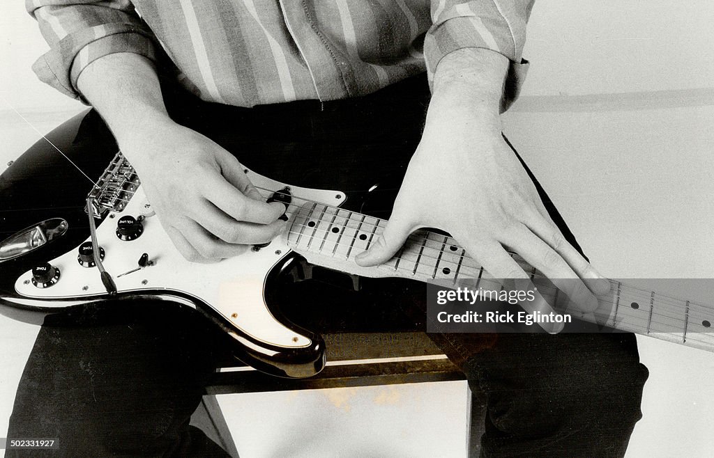 Innovative style: Jeff Healey has tried conventional guitar playing.
