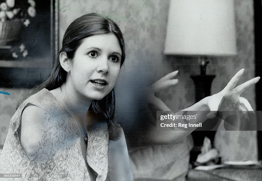 I Don't remember deciding to be an actress; says Carrie Fisher. Everyone just assumed that I would b