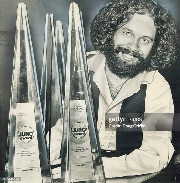 Happy with the awards he won at last night's recording industry Juno ceremonies; Toronto songwriter Dan Hill accepted with a shy smile and a brief...
