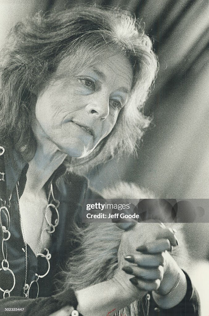 Looking marvellously zealous and as casually tousled as her innate sense of elegance would allow; ac