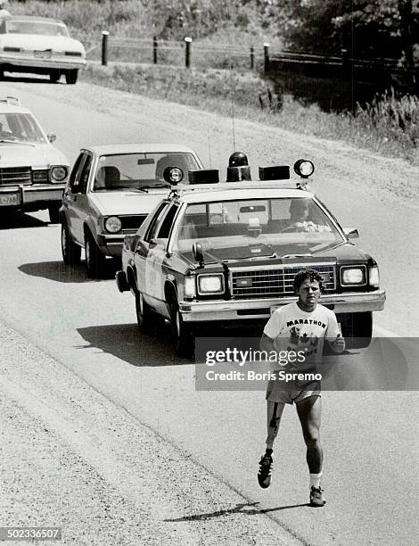 Terry Fox: There's no doubt he suffered on his 3;300-mile journey.