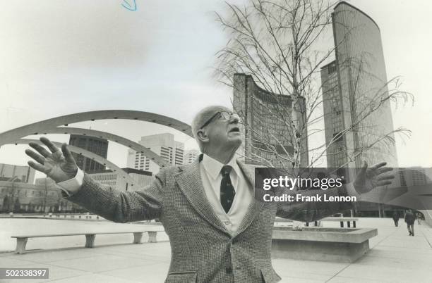 Buckminster Fuller loves Toronto's new City Hall: 'It's good for the workers to see the city they run'