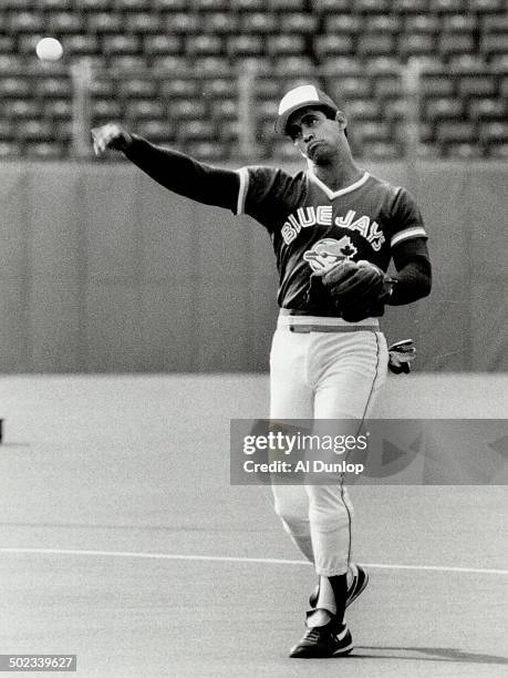 Damaso Garcia; who was so frustrated over his play during the Blue Jays' recent west coast trip that he set fire to his uniform; redeemed himself...