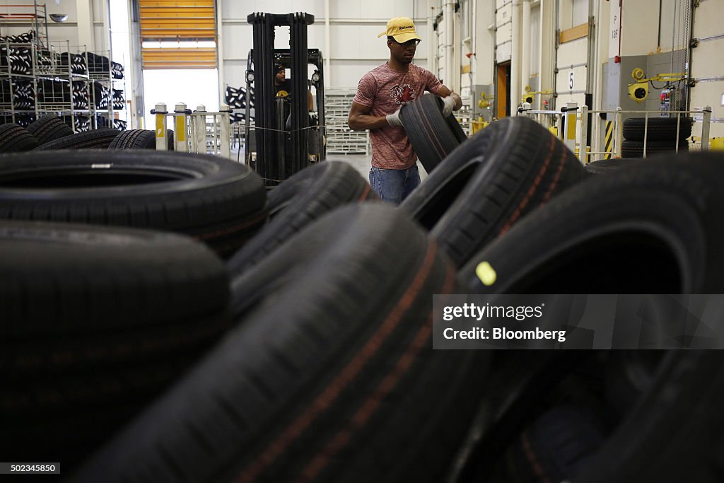Operations Inside The Continental Tire Sumter Plant Distribution Warehouse