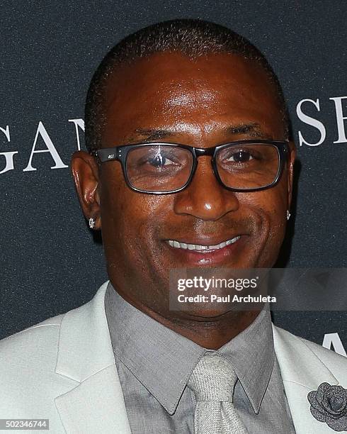 Actor Tommy Davidson attends The Paley Center For Media's Tribute To African-American Achievements In Television at the Beverly Wilshire Four Seasons...