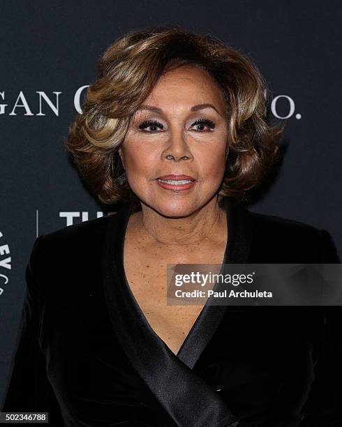 Actress Diahann Carroll attends The Paley Center For Media's Tribute To African-American Achievements In Television at the Beverly Wilshire Four...