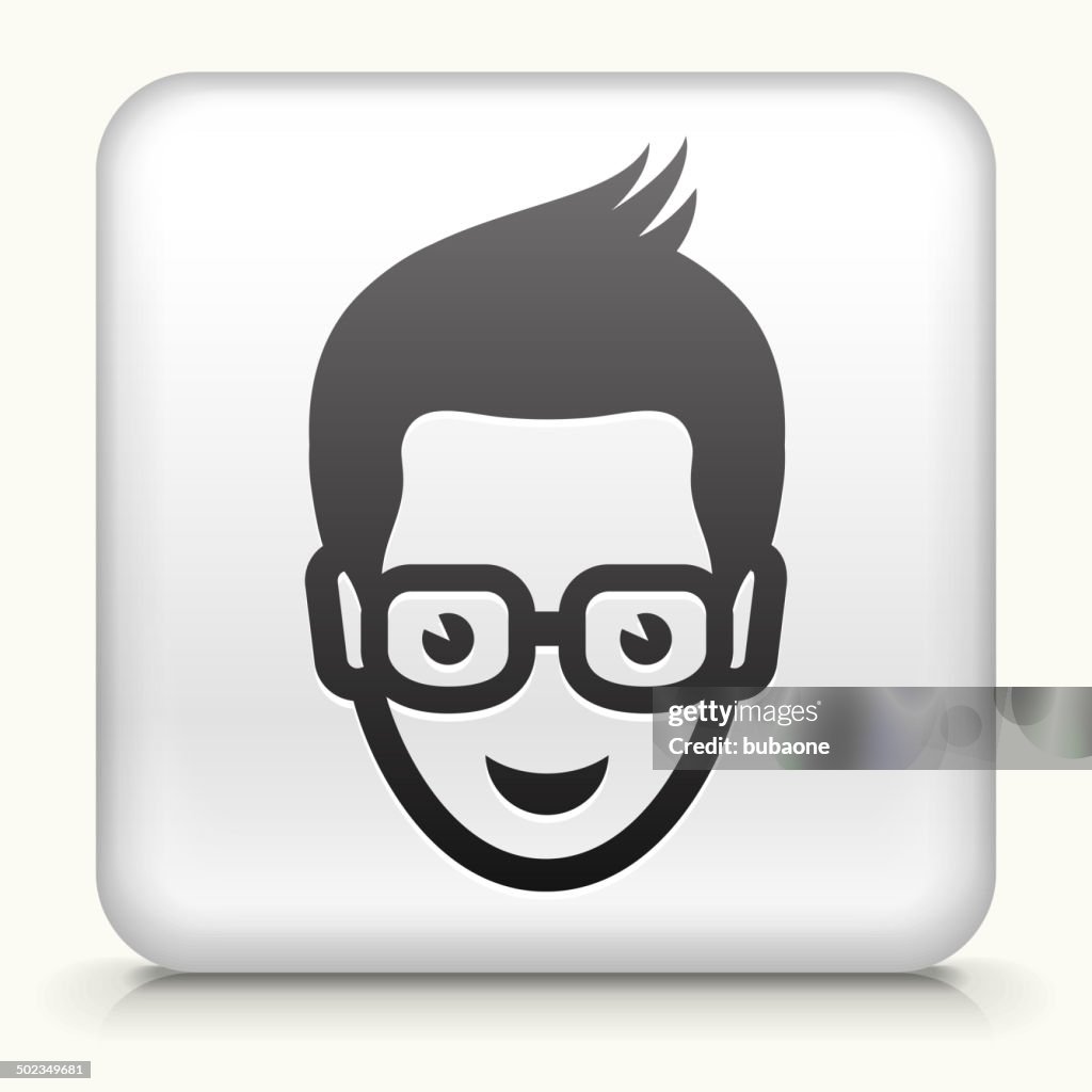 Student Image Square Square Button With Student Royalty Free Vector Art High-Res Vector ...