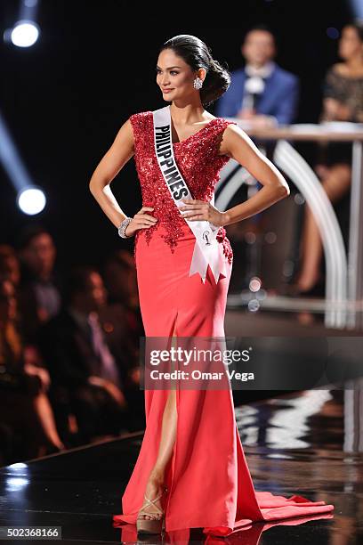 Miss Philippines 2015, Pia Alonzo Wurtzbach walks the runway during the preliminary round of Miss Universe 2015 at The Axis, Planet Hollywood Resort...