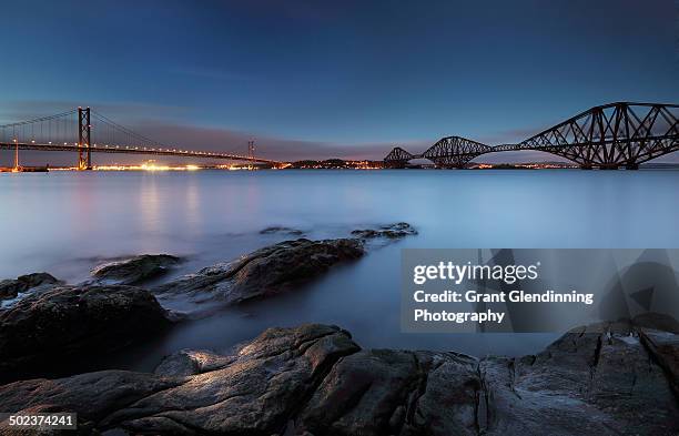 forth bridges - grant glendinning stock-fotos und bilder