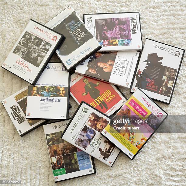 woody allen movie collection, turkey - dvd stock pictures, royalty-free photos & images