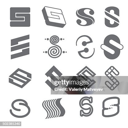 S Pattern Geometry Geometric Shapes For S Letter Logo And Monogram Abstract Vector High ...
