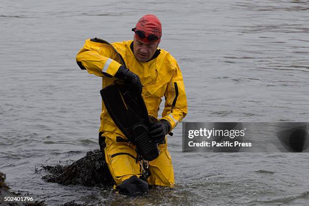 Clean Water Advocate Christopher Swain swam the entire length of the Newtown Creek Superfund Site-home to one of the largest oil spills in America-...