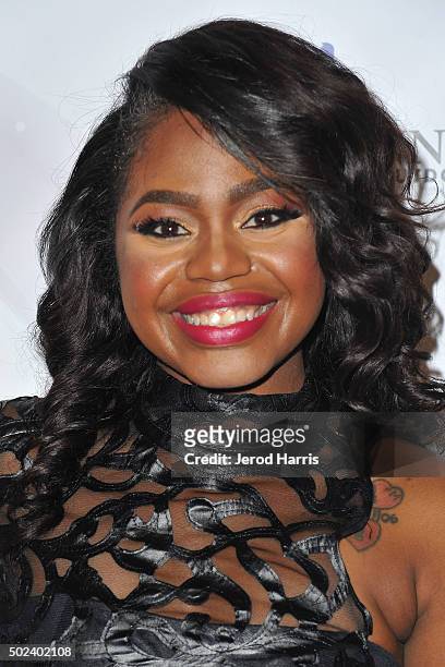 Singer Paris Bennett attends the OC Christmas Extravaganza Concert and Ball at Christ Cathedral on December 23, 2015 in Garden Grove, California.
