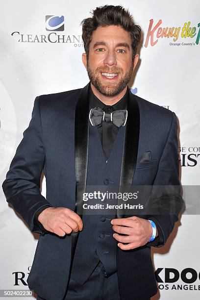 Singer Elliott Yamin attends the OC Christmas Extravaganza Concert and Ball at Christ Cathedral on December 23, 2015 in Garden Grove, California.