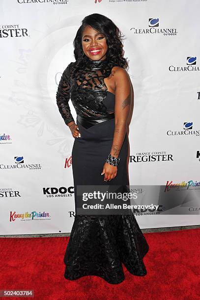 Singer Paris Bennett attends the OC Christmas Extravaganza Concert and Ball at Christ Cathedral on December 23, 2015 in Garden Grove, California.