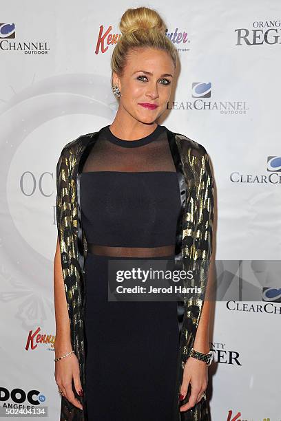 Olympic athlete Kaitlin Sandeno attends the OC Christmas Extravaganza Concert and Ball at Christ Cathedral on December 23, 2015 in Garden Grove,...