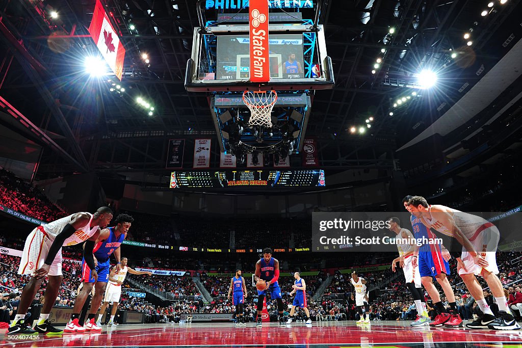 Detroit Pistons v Atlanta Hawks