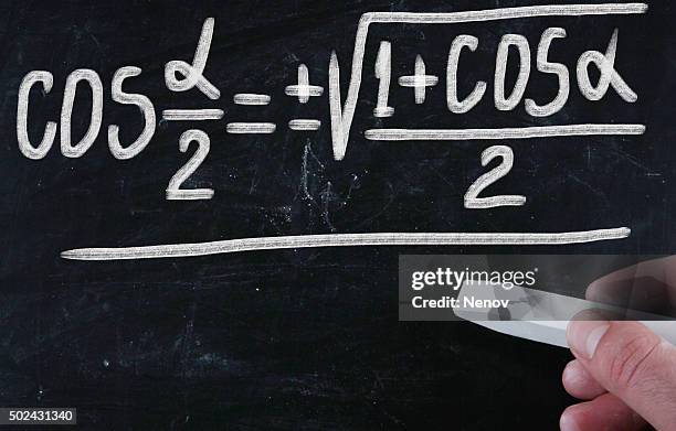 math on blackboard - calculus class stock pictures, royalty-free photos & images
