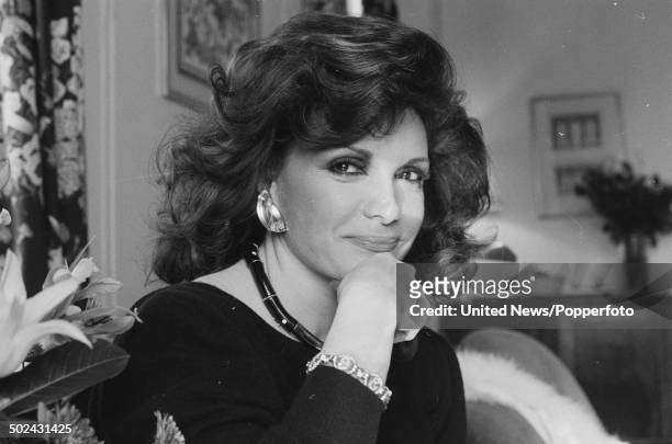 American singer Connie Francis in London on 18th April 1985.