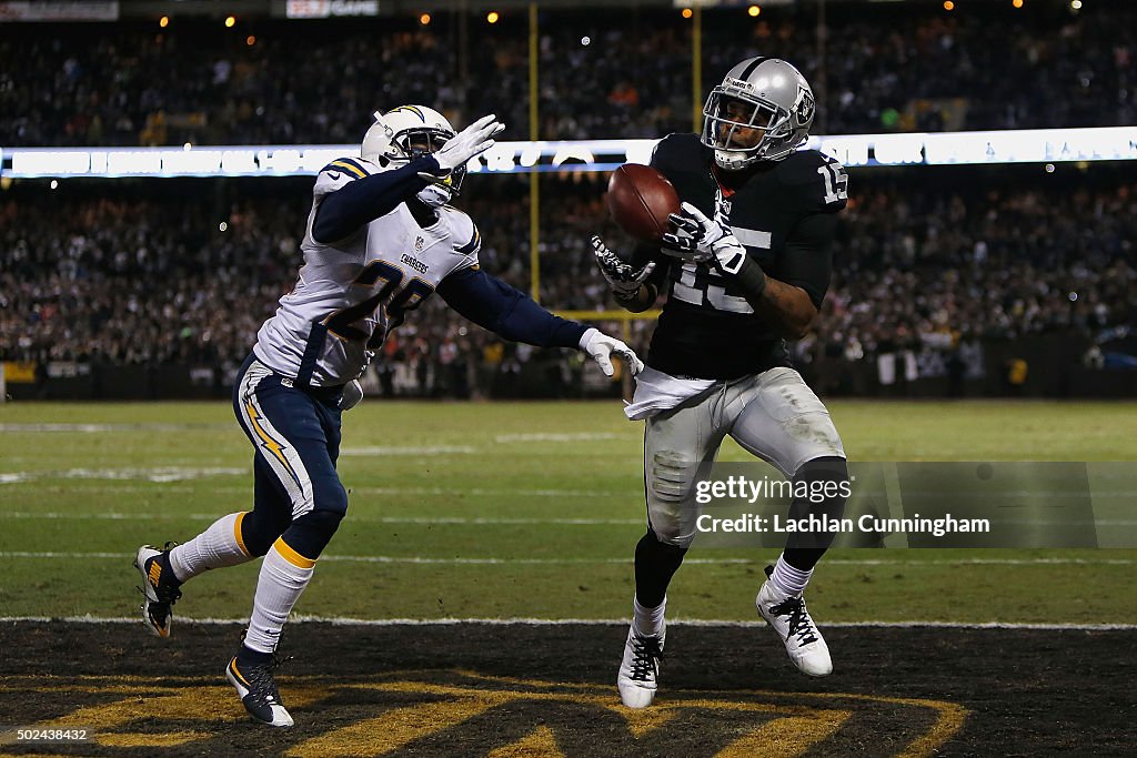 San Diego Chargers v Oakland Raiders