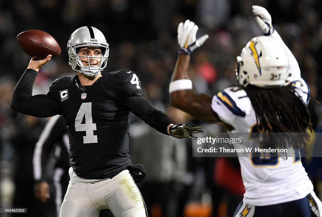 San Diego Chargers v Oakland Raiders