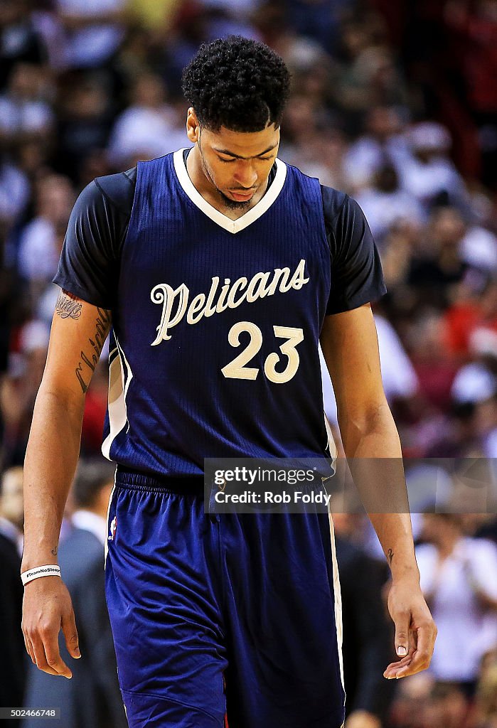 New Orleans Pelicans v Miami Heat