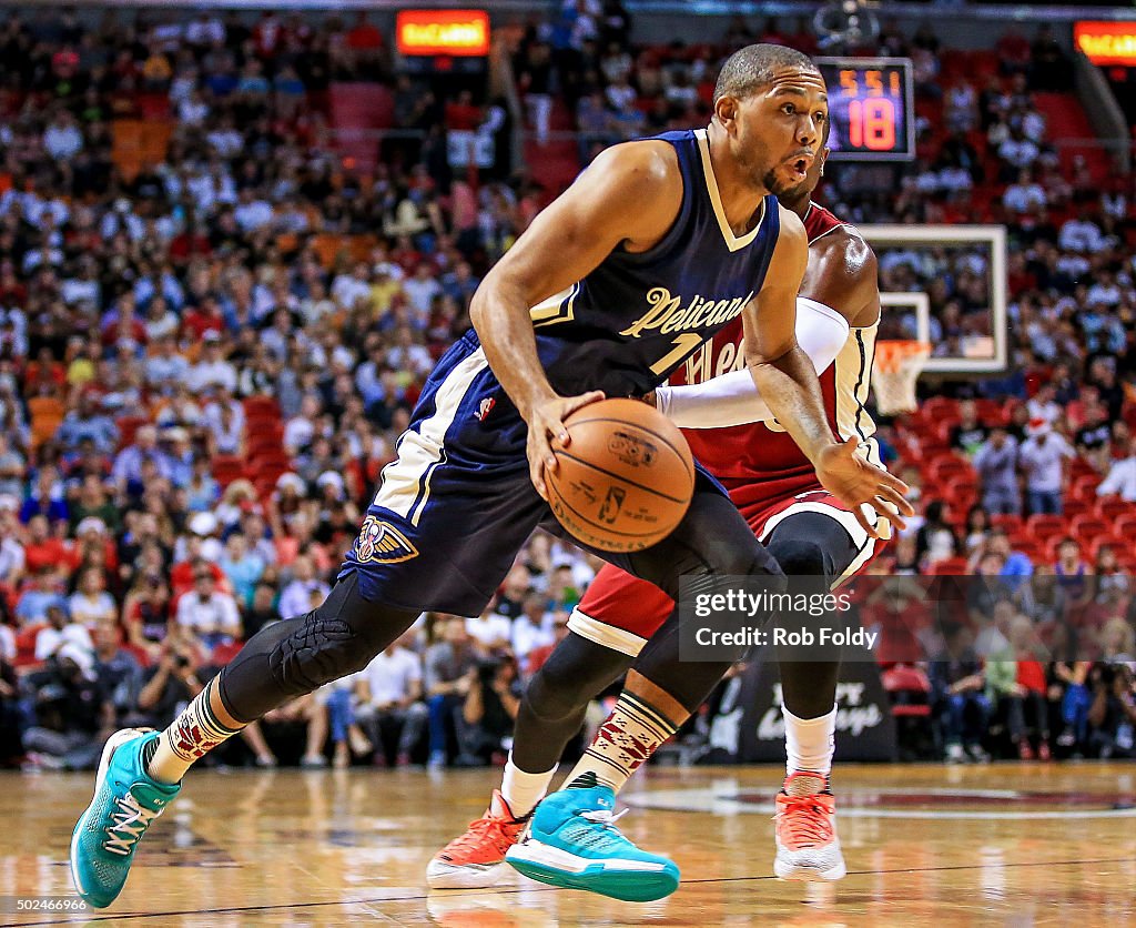 New Orleans Pelicans v Miami Heat