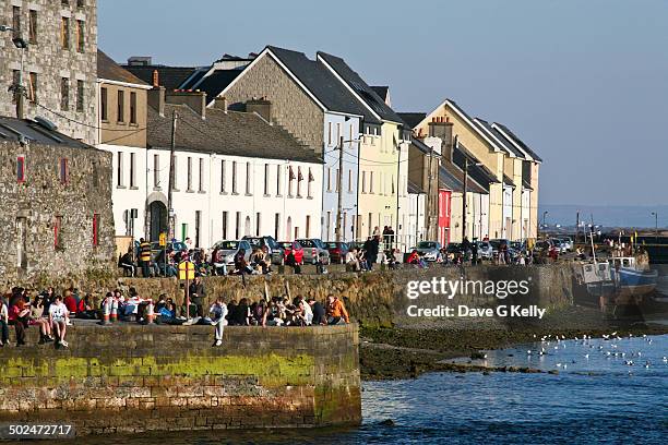 the cladagh, galway city - claddagh stock-fotos und bilder