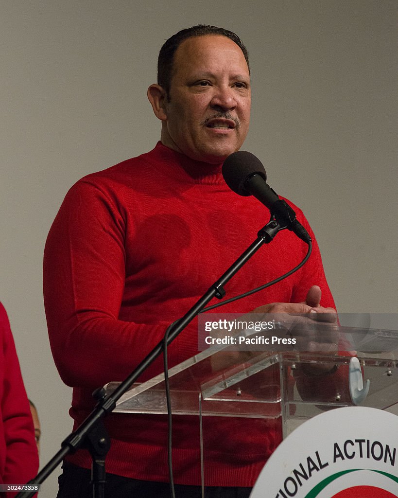 Morial National Urban League President Marc Morial offers remarks before ...