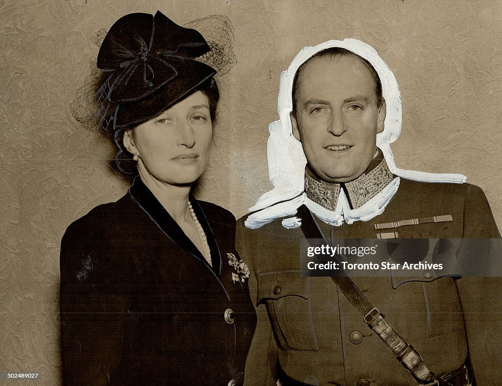 Norway's prince and princess here on two-day visit. Crown Prince Olav; of Norway; and his wife; Prin