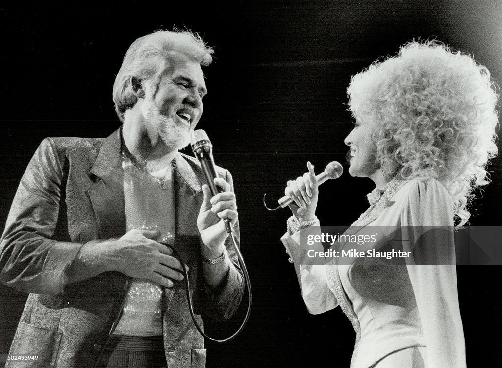 Well; hello Dolly Parton!: . . . it was so nice to have you back in town with Kenny Rogers at Maple 