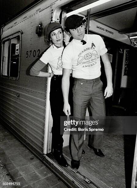 Curtis Sliwa and wife Lisa. Guardian Angels