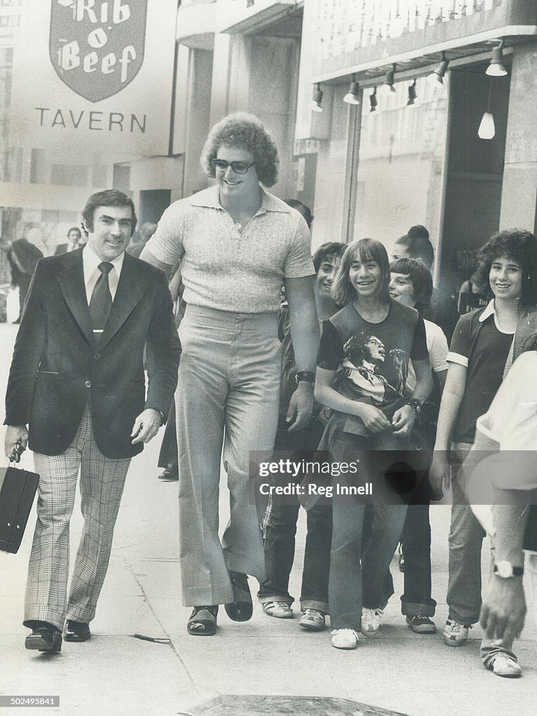 Prime Beef: John Matuszak; National Football League's top draft choice; towers over his lawyer Bob W