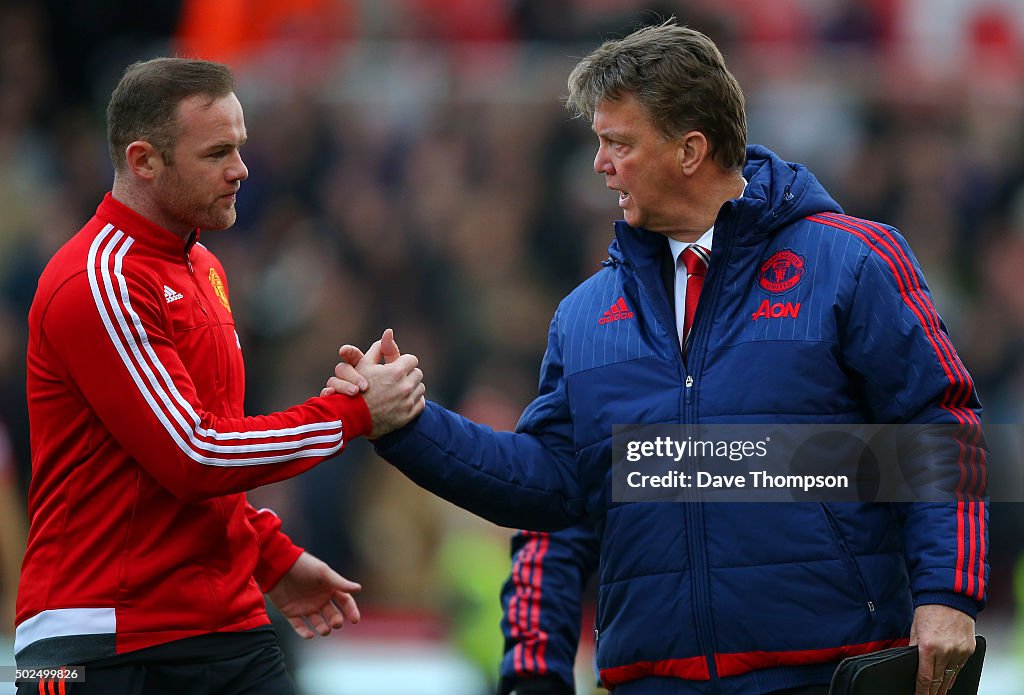 Stoke City v Manchester United - Premier League