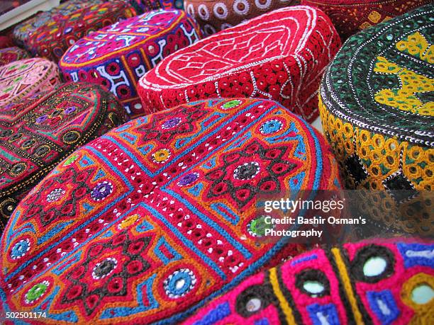pakistani handicrafts - linha artigo de costura imagens e fotografias de stock