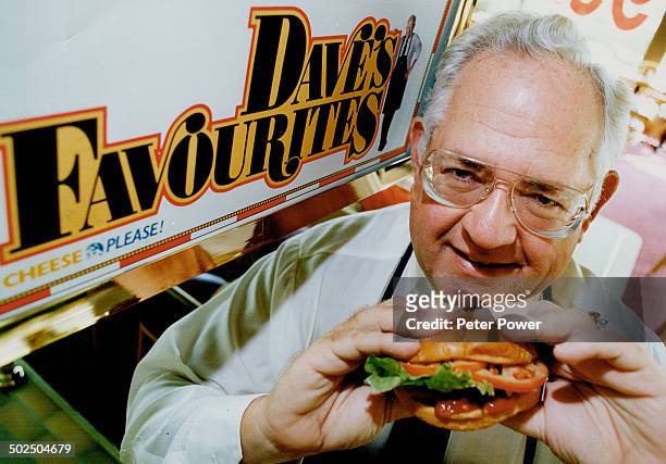 Wendy's founder: Dave Thomas; who visits 50 cities throughout North America in an average year; dropped into town to announce higher earnings and...