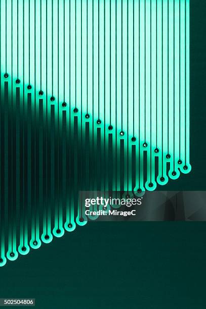 pcb, printed circuit board macro view - c computer code stock pictures, royalty-free photos & images