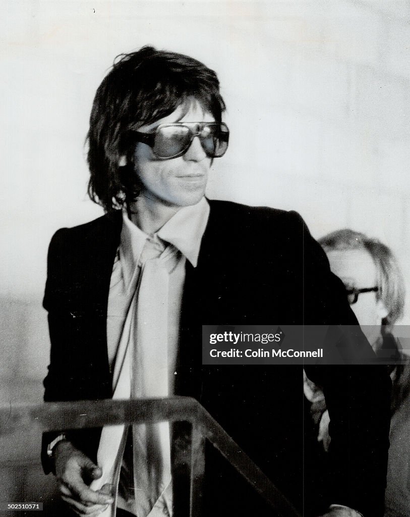 Keith Richard. Free to travel