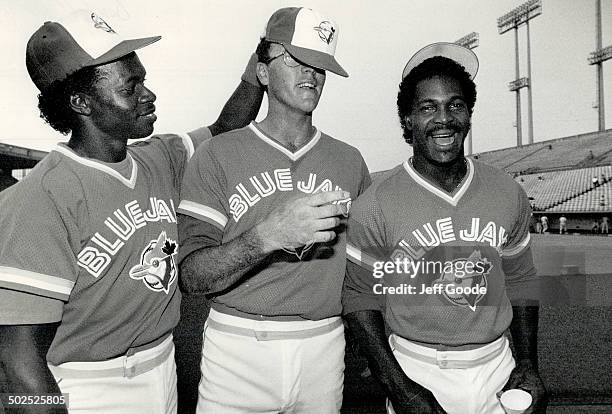 Once upon a time; the entire Blue Jays payroll was $850;000. Yesterday; three Jays stars - from left; Tony Fernandez; Tom Henke and George Bell -...