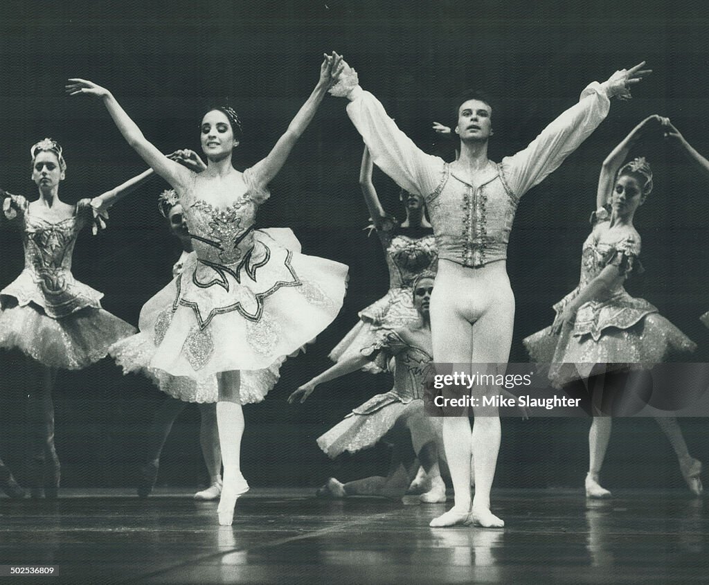 A royal couple: Kimberly Glasco's Princess Aurora and Frank Augustyn's Prince Florimund were highlig