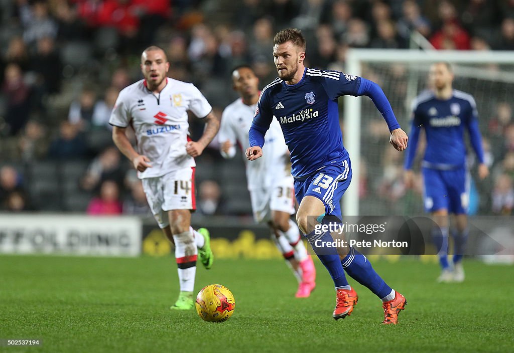 Milton Keynes Dons v Cardiff City   - Sky Bet Championship