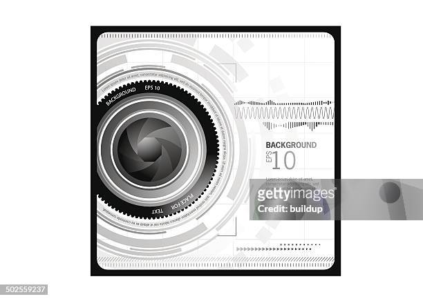 abstrakte kamera hintergrund - fotografische themen stock-grafiken, -clipart, -cartoons und -symbole