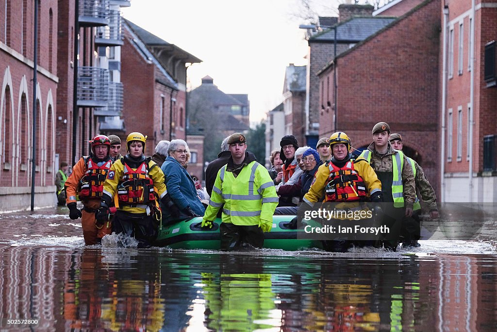 Severe Flooding Affects Northern England