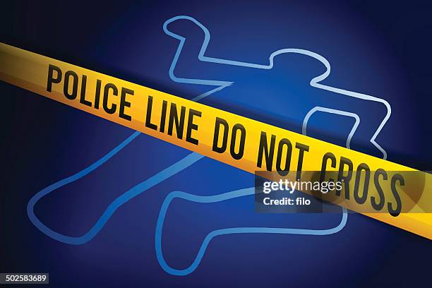 illustrazioni stock, clip art, cartoni animati e icone di tendenza di crimine di indagine - inchiesta sul crimine
