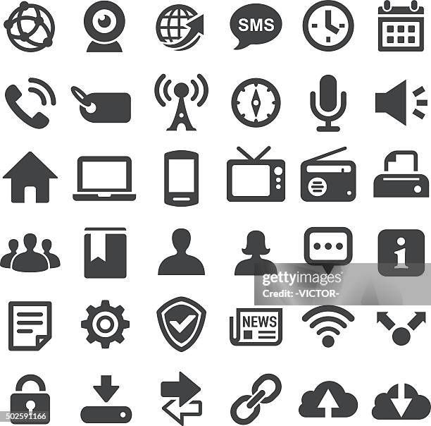 soziale technologie icons-big series - hours in news around the world stock-grafiken, -clipart, -cartoons und -symbole